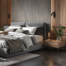 Kinkiet SANTI Czarny 1xG9 z włącznikiem