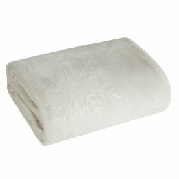 Koc świąteczny KOC29 150x200 cm kremowo złoty