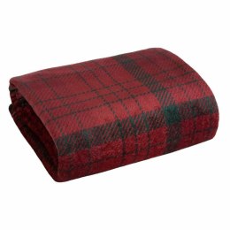 Koc świąteczny KRATA1 150x200 cm czerwono zielony