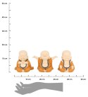 Komplet 3 figurek Budda Baya