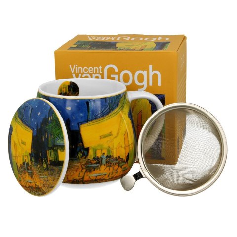 Kubek baryłka z zaparzaczem TERRACE AT NIGHT 430 ml