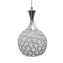 Lampa wisząca klosz z kryształkami Crystal VII 1xE27