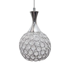 Lampa wisząca klosz z kryształkami Crystal VII 1xE27