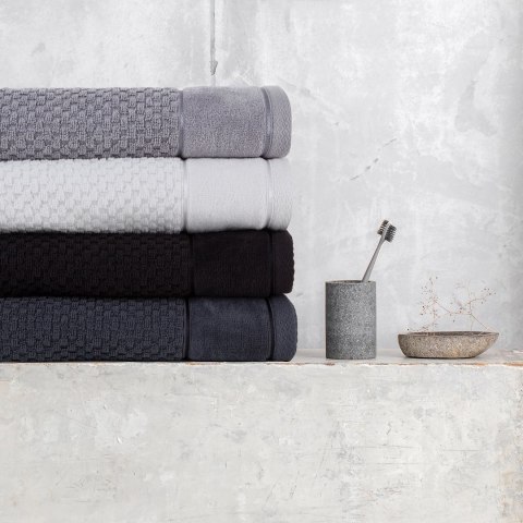 Mięsisty ręcznik FRIDA 70x140 musztarda Miękki, jednolity kolorystycznie ręcznik bawełniany o dużej gramaturze