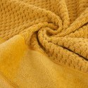 Mięsisty ręcznik FRIDA 70x140 musztarda Miękki, jednolity kolorystycznie ręcznik bawełniany o dużej gramaturze