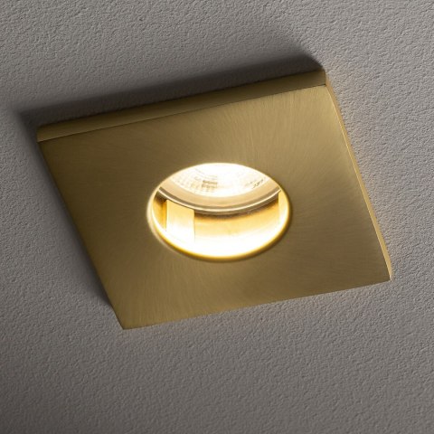 Oprawa Podtynkowa BAHIA Złoty 1xGU10 IP44/20