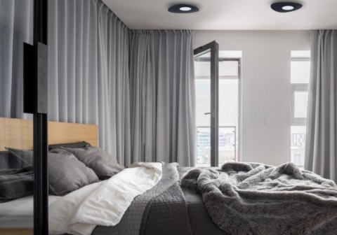 Plafon Sufitowy ORGANIC Czarny 1xGX53 20,5cm