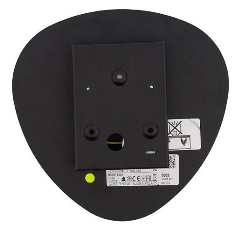 Plafon Sufitowy ORGANIC Czarny 1xGX53 20,5cm