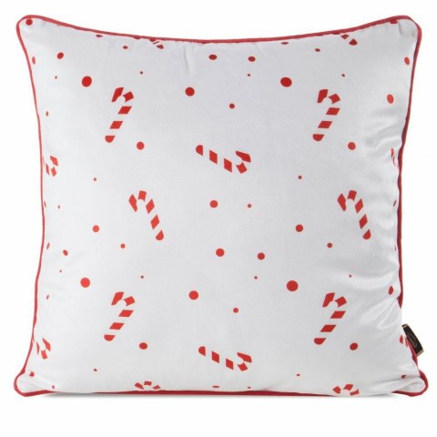 Poszewka świąteczna 176 45x45 cm laski cukrowe