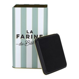 Puszka na mąkę Bistrot zielone pasy