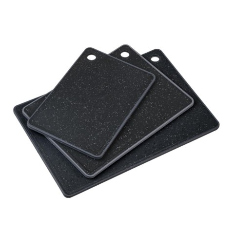 Zestaw czarnych desek do krojenia 3 sztuki