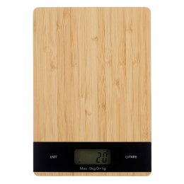 Cyfrowa waga kuchennna bambusowa do 5 kg