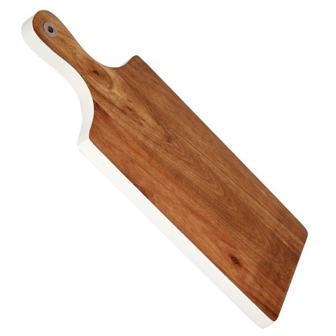 Deska do krojenia z białymi brzegami 44,8 x17.3 cm