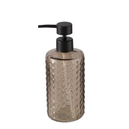 Dozownik do mydła szklany z geometrycznym wzorem