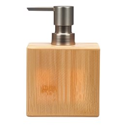 Dozownik na mydło kwadratowy bambusowy