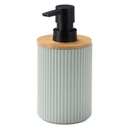 Dozownik na mydło prążkowany miętowy