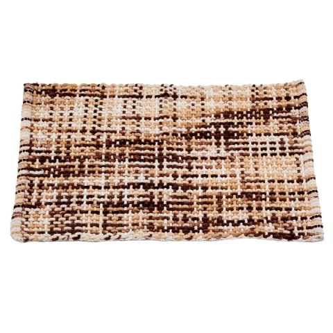 Dywan 50x80 cm brązowy prostokątny