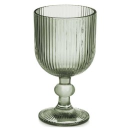 Klieliszek do wina 260 ml prążkowany zielony