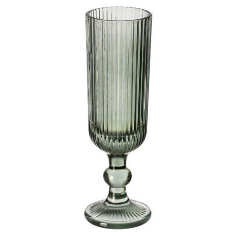 Klieszek do szampana 160 ml prążkowany zielony