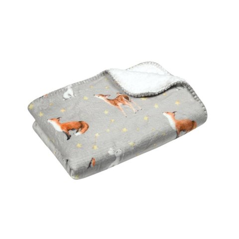 Koc dziecięcy FERDINAND 70x100 cm zwierzęta