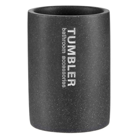 Kubek łazienkowy z żywicy szary