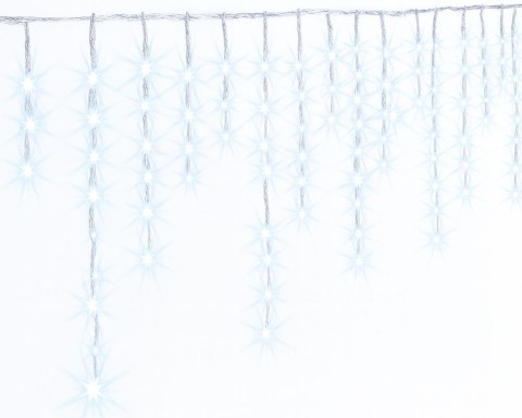 Kurtyna świetlna 4m zimna biel 240 LED śnieg
