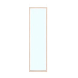 Lustro na drzwi 30x120 cm beżowe