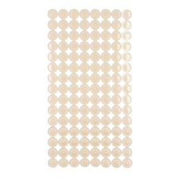 Mata łazienkowa antypoślizgowa 68x36 cm beżowa