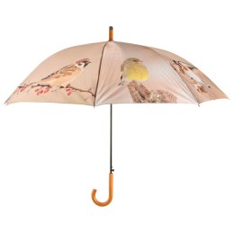 Parasolka z nadrukiem zimowych ptaków 120 cm