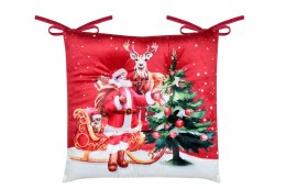 Poduszka na krzesło NOEL świąteczna 38x38 cm