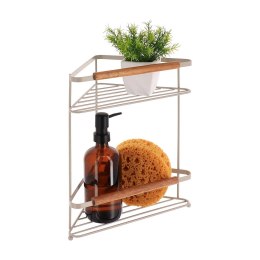 Półka łazienkowa narożna beżowa Balance