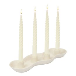 Świecznik na 4 świece biały Cheri