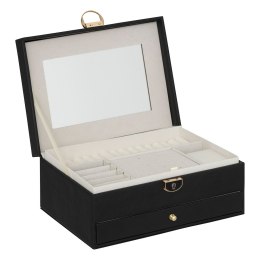 Szkatułka na biżuterię 24,5x17cm czarna