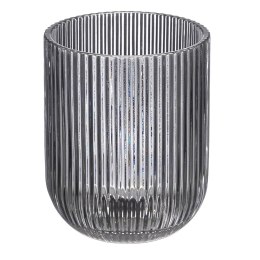 Szklanka 270 ml prążkowana szara