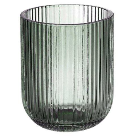 Szklanka 270 ml prążkowana zielona