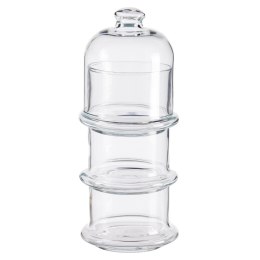 Szklany pojemnik na słodycze 3 poziomy 3x230 ml