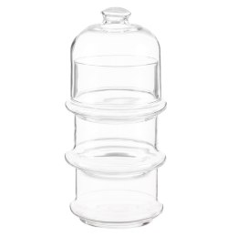 Szklany pojemnik na słodycze 3 poziomy 3x505 ml