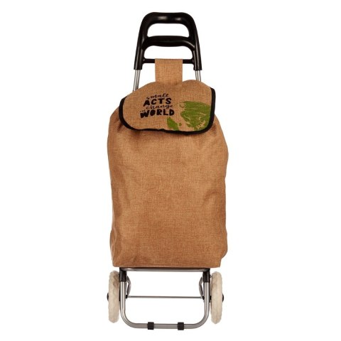 Wózek na zakupy ACTS WORLD beżowy