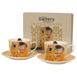 Zestaw 2 filiżanek Klimt 2x250 ml THE KISS ECRU