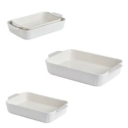 Zestaw 2 prostokątnych naczyń do zapiekania cała rączka