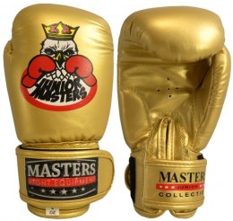 Rękawice bokserskie MASTERS JUNIOR COLLECTION RPU-MJC 4 oz złote