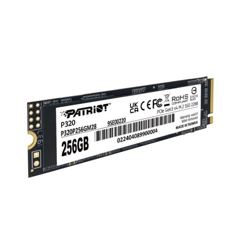 Dysk SSD M.2 PATRIOT Viper P320 NVMe 256GB (M.2 2280″ /256 GB )