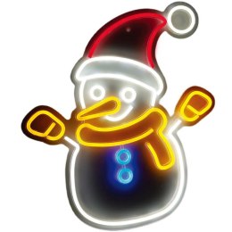 LAMPA ŚCIENNA NEON BAŁWAN