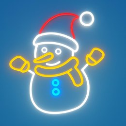 LAMPA ŚCIENNA NEON BAŁWAN