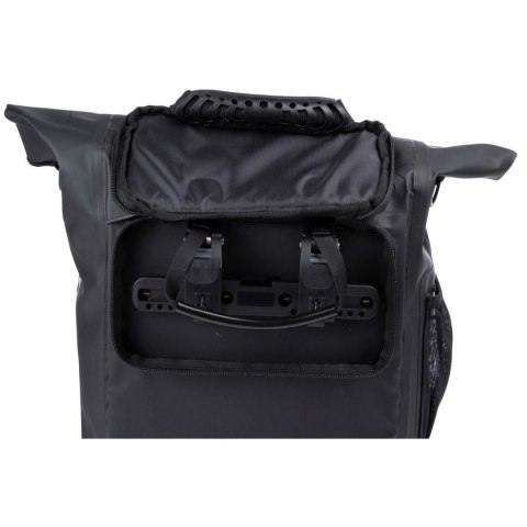 SAKWA PLECAK TORBA ROWEROWA NA TYŁ BAGAŻNIK 4W1 25L CZARNA DUNLOP