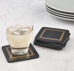 Czarne podkładki małe 6 szt.