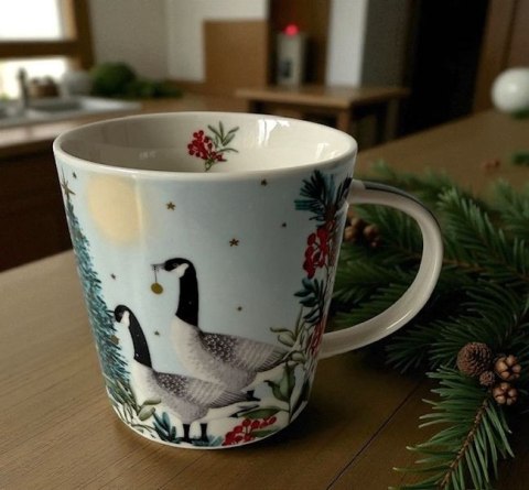 Gęś i Gąsior Kubek Porcelanowy w Ozdobnym Pudełku 400 ml