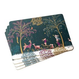 Leśne Opowieści Zima - Podkładki Duże 4 szt.