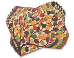 Tańczące Liście Podkładki średnie 6 szt.