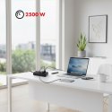 Listwa zasilająca MCE392 B, 4 gniazda 3xUSB, 110-240V AC 50/60Hz, 2.1A max 2500W, 1,5m czarna